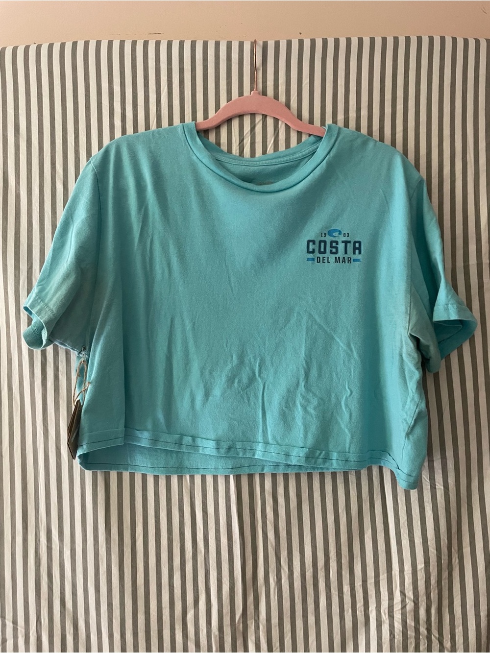 Costa Del Mar Teal Crop Top